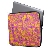 Scooby-Doo | Funky Blume Pattern Laptopschutzhülle (Vorderseite Links)