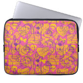 Scooby-Doo | Funky Blume Pattern Laptopschutzhülle (Vorderseite)