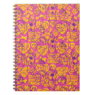 Scooby-Doo | Funky Blume Pattern Notizblock
