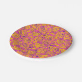 Scooby-Doo | Funky Blume Pattern Pappteller (Schrägansicht)