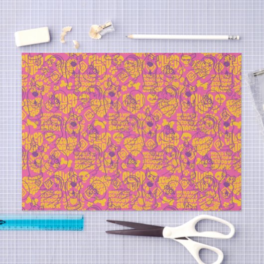 Scooby-Doo | Funky Blume Pattern Seidenpapier (Handwerk)