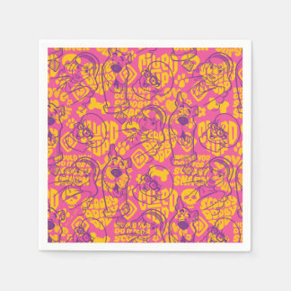 Scooby-Doo | Funky Blume Pattern Serviette