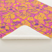 Scooby-Doo | Funky Blume Pattern Sherpadecke (3/4)