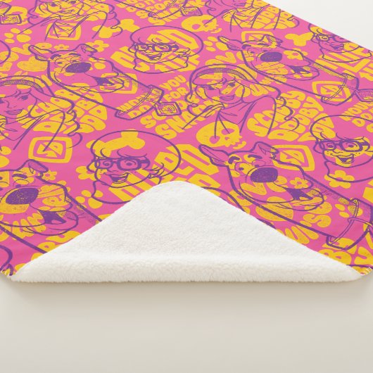 Scooby-Doo | Funky Blume Pattern Sherpadecke (3/4)