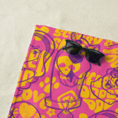 Scooby-Doo | Funky Blume Pattern Strandtuch (Beispiel)