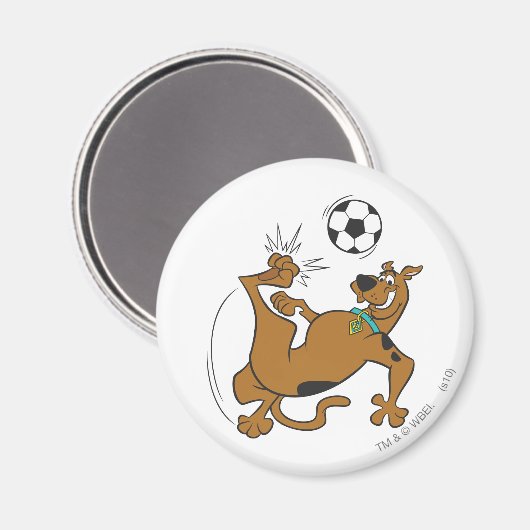 Scooby-Doo Fußball-Overhead Kick Magnet (Vorderseite/Rückseite)