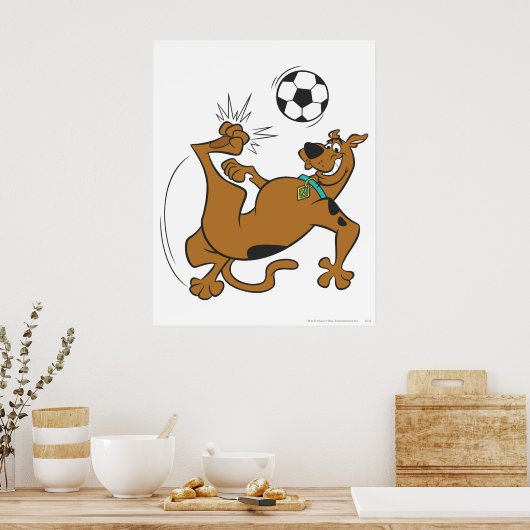 Scooby-Doo Fußball-Overhead Kick Poster (Küche)