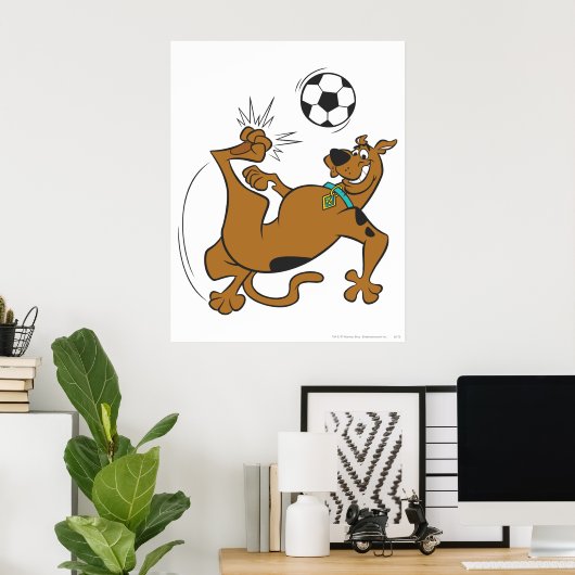 Scooby-Doo Fußball-Overhead Kick Poster (Heimbüro)