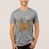 Scooby-Doo Fußball-Overhead Kick Tri-Blend Shirt (Vorderseite)