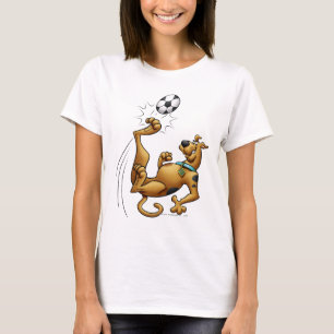 Scooby-Doo Fußball-Rückzieher-Spritzpistole T-Shirt