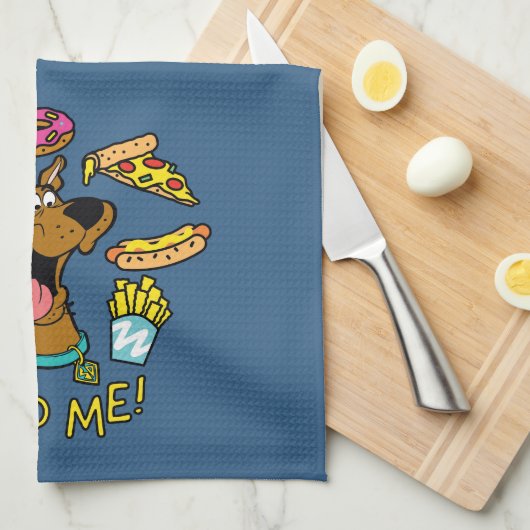 Scooby-Doo Fütterte mich! Geschirrtuch (Viertel Falte)