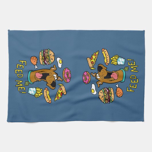 Scooby-Doo Fütterte mich! Geschirrtuch (Horizontal)