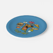 Scooby-Doo Fütterte mich! Pappteller (Schrägansicht)