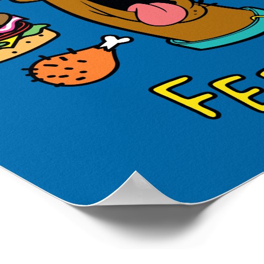 Scooby-Doo Fütterte mich! Poster (Ecke)