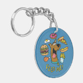 Scooby-Doo Fütterte mich! Schlüsselanhänger (Vorderseite links)