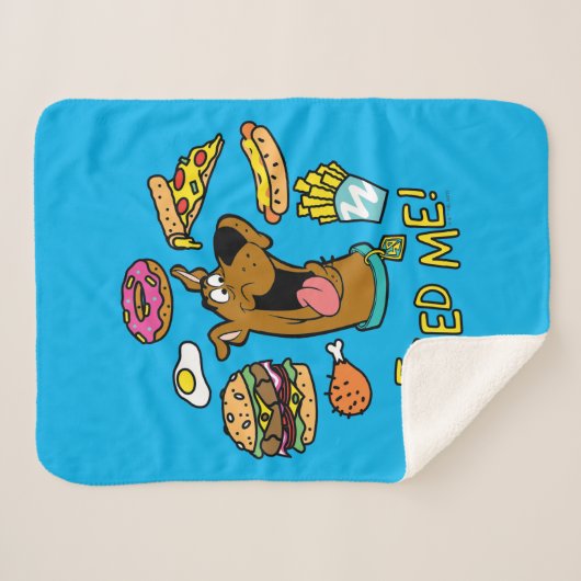 Scooby-Doo Fütterte mich! Sherpadecke (Vorderseite (Horizontal))