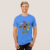 Scooby-Doo Fütterte mich! Tri-Blend Shirt (Vorderseite voll)