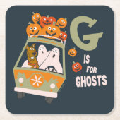 Scooby-Doo | G ist für Geister Rechteckiger Pappuntersetzer (Vorderseite)