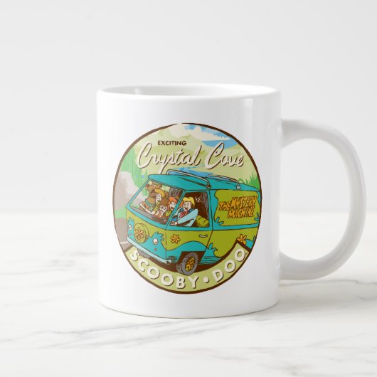 Scooby-Doo | Gang Driving Through "Crystal Cove" Jumbo-Tasse (Rechts)