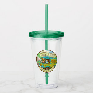 Scooby-Doo   Gang durch "Kristallbucht" Acryltrinkbecher