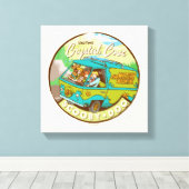 Scooby-Doo | Gang durch "Kristallbucht" Leinwanddruck (Insitu (Holzboden))