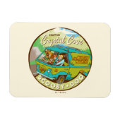 Scooby-Doo | Gang durch "Kristallbucht" Magnet (Horizontal)