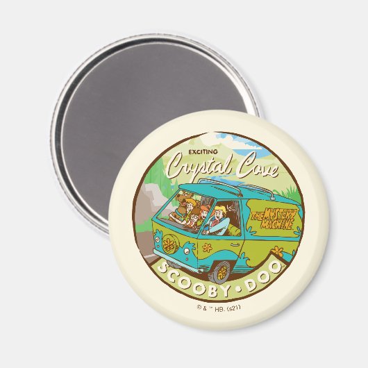 Scooby-Doo | Gang durch "Kristallbucht" Magnet (Vorderseite/Rückseite)
