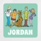 Scooby-Doo | Ganze Gang 14 Mystery Inc. Etiketten (Design 2)