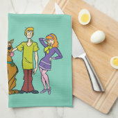 Scooby-Doo | Ganze Gang 14 Mystery Inc. Geschirrtuch (Viertel Falte)