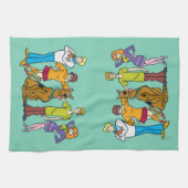 Scooby-Doo | Ganze Gang 14 Mystery Inc. Geschirrtuch (Horizontal)