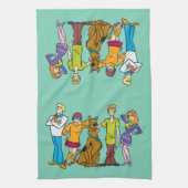 Scooby-Doo | Ganze Gang 14 Mystery Inc. Geschirrtuch (Vertikal)
