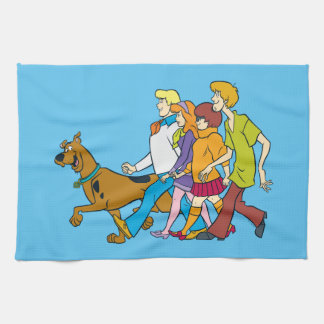 Scooby-Doo | Ganze Gang 18 Mystery Inc. Geschirrtuch