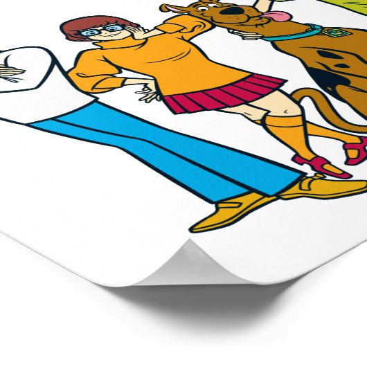 Scooby-Doo Geburtstag Leckerei unterzeichnen Poster (Ecke)