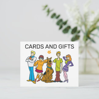 Scooby-Doo-Geburtstagskarten und Geschenke-Zeichen Mitteilungskarte