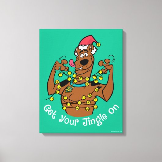 Scooby-Doo "Get Your Jingle On" Leinwanddruck (Vorderseite)