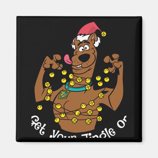 Scooby Doo Get Your Jingle On T Shirt Magnet (Vorne)