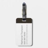 Scooby-Doo Ghost Looking for Shaggy & Scooby Gepäckanhänger (Rückseite vertikal)