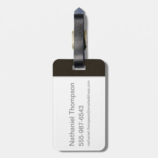 Scooby-Doo Ghost Looking for Shaggy & Scooby Gepäckanhänger (Rückseite vertikal)