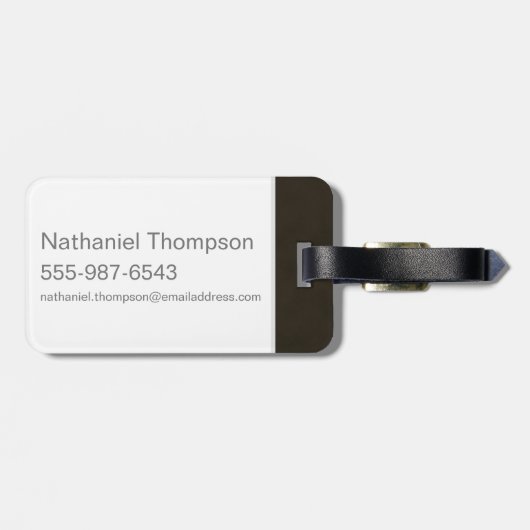 Scooby-Doo Ghost Looking for Shaggy & Scooby Gepäckanhänger (Rückseite horizontal)