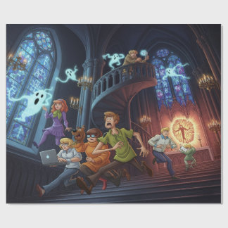 Scooby-Doo: Gothic Gateway Gift Wrap Geschenkpapier