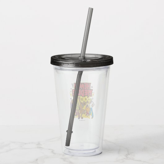 Scooby Doo Grafiken Acryltrinkbecher (Rückseite)