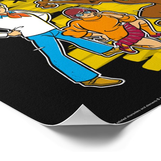 Scooby Doo Grafiken Poster (Ecke)