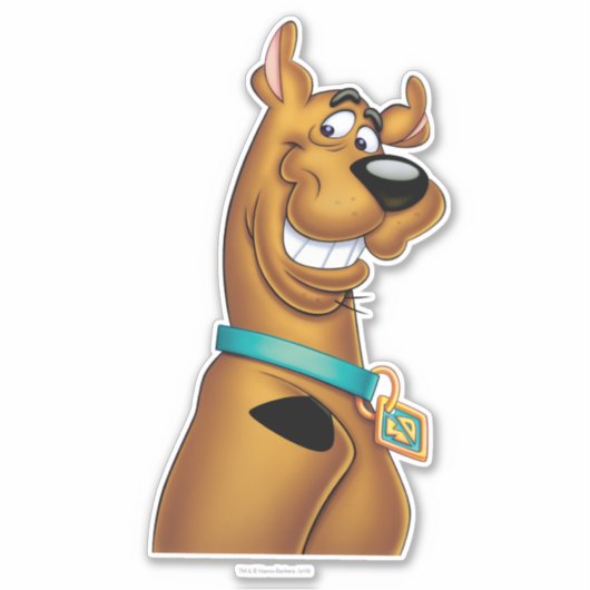 Scooby-Doo Grin Aufkleber (Vorderseite)