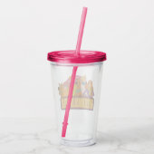 Scooby-Doo | "Groovy Gang" Retro Cartoon Graphic Acryltrinkbecher (Rückseite)