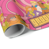 Scooby-Doo | "Groovy Gang" Retro Cartoon Graphic Geschenkpapier (Rolleneckpunkt)
