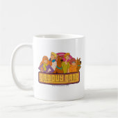 Scooby-Doo | "Groovy Gang" Retro Cartoon Graphic Kaffeetasse (Links)