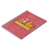 Scooby-Doo | "Groovy Gang" Retro Cartoon Graphic Notizblock (Linke Seite)