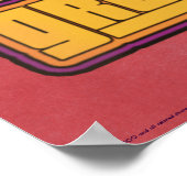 Scooby-Doo | "Groovy Gang" Retro Cartoon Graphic Poster (Ecke)