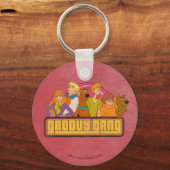 Scooby-Doo | "Groovy Gang" Retro Cartoon Graphic Schlüsselanhänger (Vorderseite)