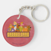 Scooby-Doo | "Groovy Gang" Retro Cartoon Graphic Schlüsselanhänger (Rückseite)